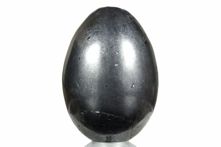 Polished Galena Egg - Illinois #356383